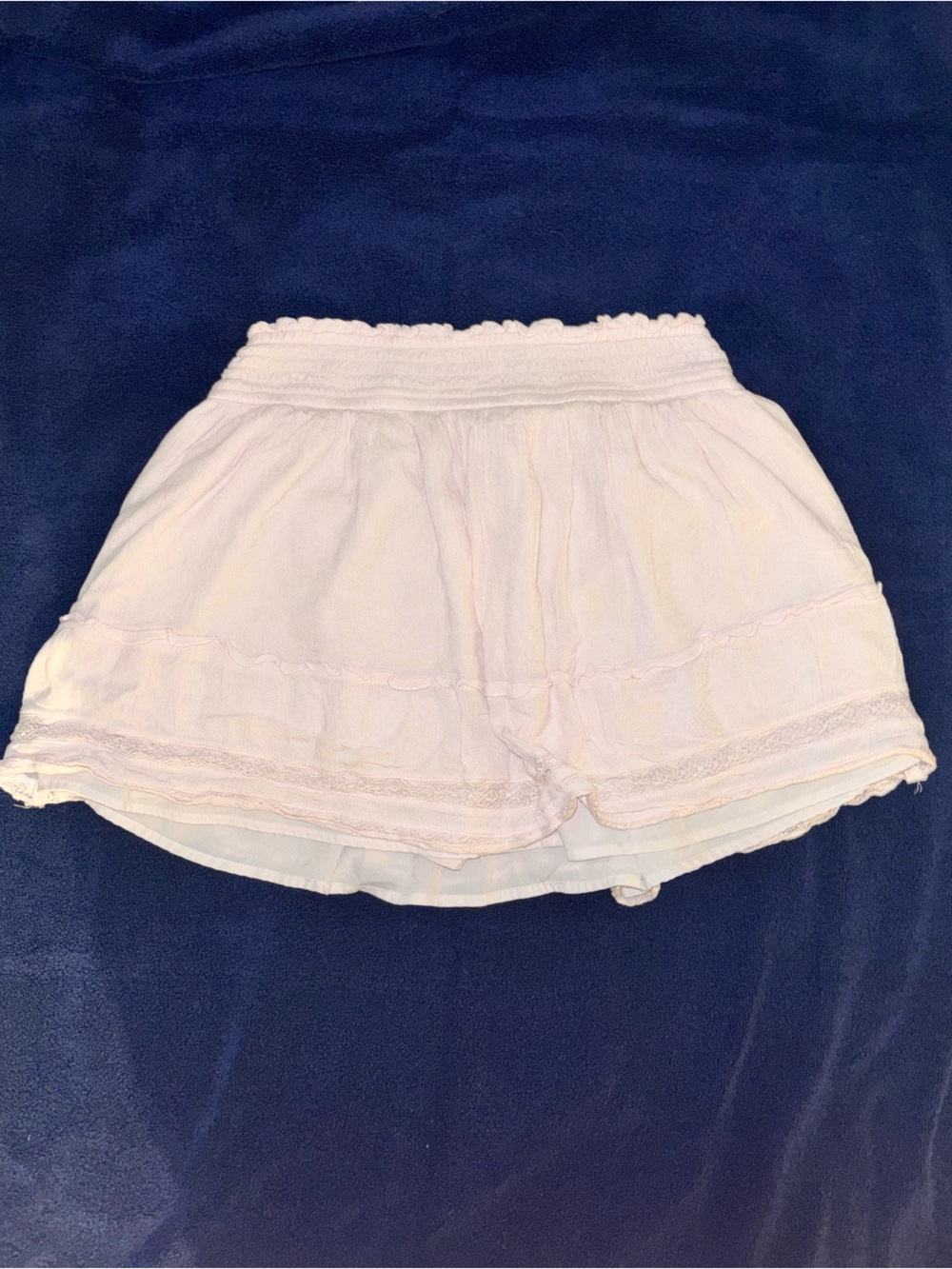 Hollister Pale Pink Smocked skirt